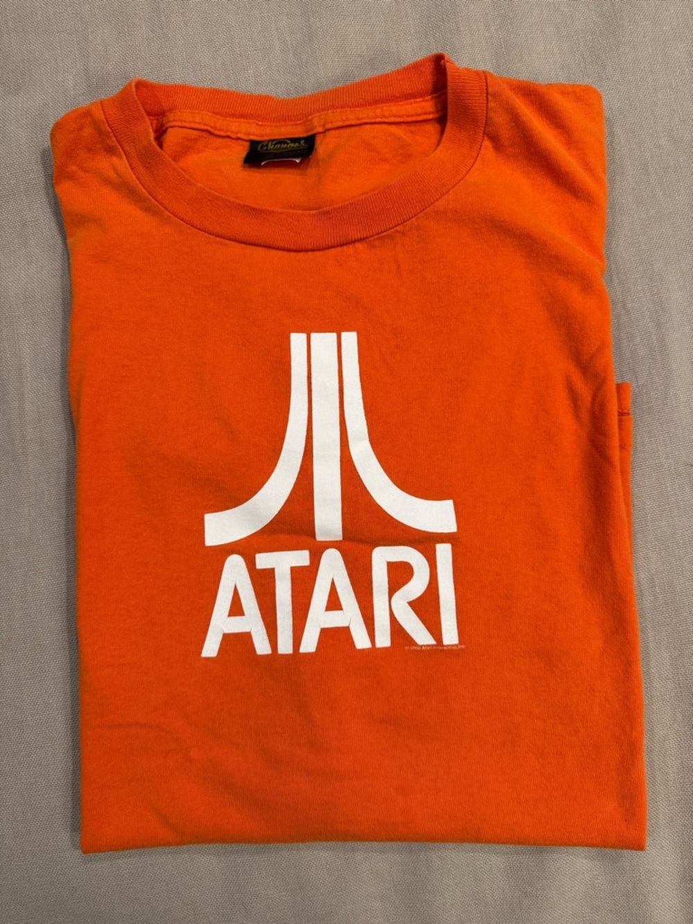 Rare Vintage Single-Stitch Atari Fuji Logo T-Shirt - Changes - Made in USA - XL